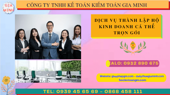Dịch vụ thành lập hộ kinh doanh cá thể trọn gói tại thái nguyên 6 Dịch vụ làm giấy phép kinh doanh tại Thái Nguyên