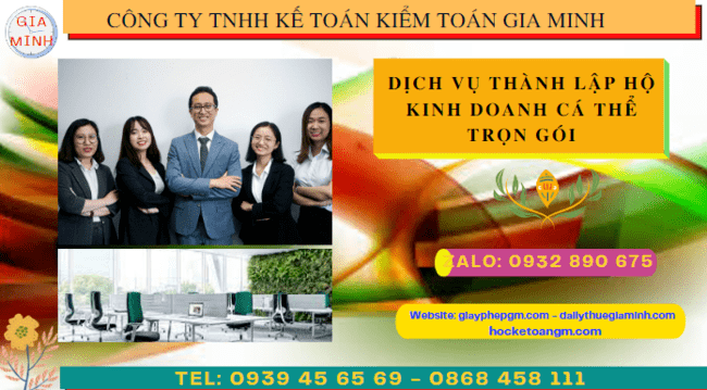 Dịch vụ làm giấy phép kinh doanh hộ cá thể tại Bạc Liêu