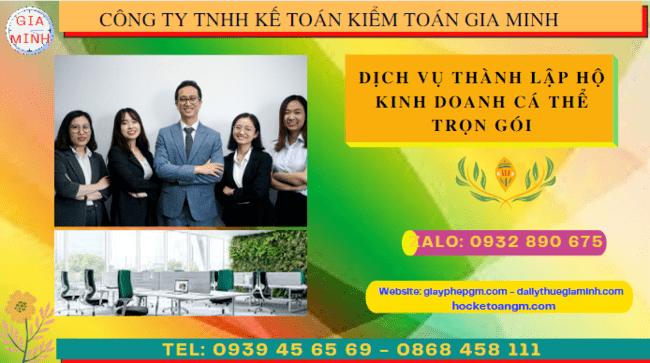 Dịch vụ làm giấy phép kinh doanh hộ cá thể tại Bến Tre