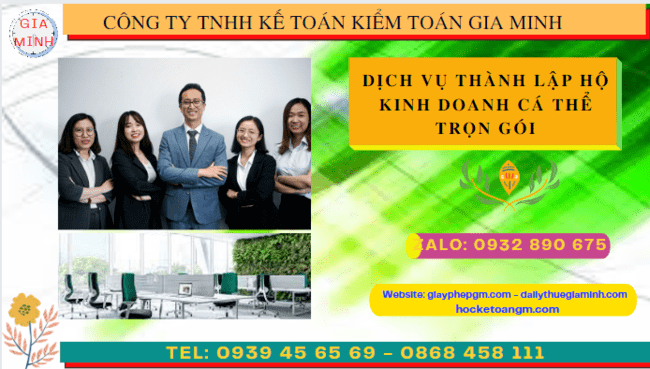 Dịch vụ làm giấy phép kinh doanh hộ cá thể tại Trà Vinh