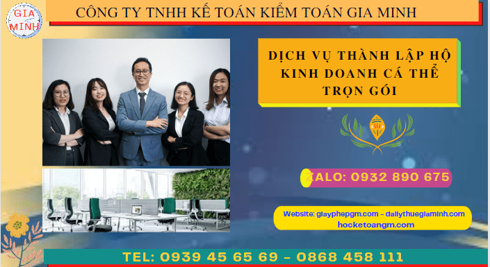 Dịch vụ thành lập hộ kinh doanh cá thể trọn gói tại lâm đồng 4 Dịch vụ làm giấy phép kinh doanh hộ cá thể tại Lâm Đồng