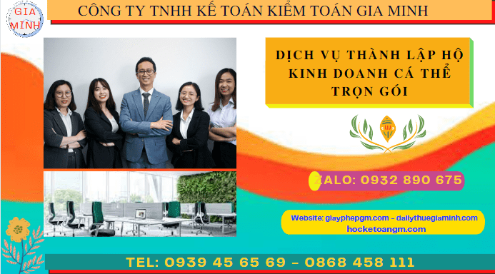 Dịch vụ thành lập hộ kinh doanh cá thể trọn gói tại bình định 4 Dịch vụ làm giấy phép kinh doanh hộ cá thể tại Bình Định