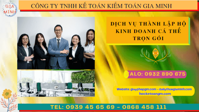 Dịch vụ thành lập hộ kinh doanh cá thể trọn gói tại khánh hòa 4 Dịch vụ làm giấy phép kinh doanh hộ cá thể tại Khánh Hòa