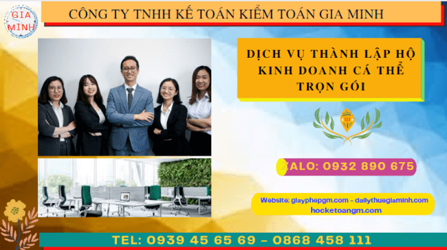 Dịch vụ làm giấy phép kinh doanh hộ cá thể tại Huế