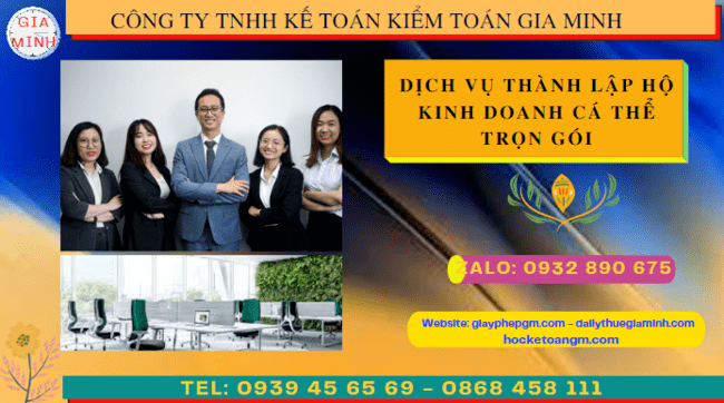Dịch vụ thành lập hộ kinh doanh cá thể trọn gói tại tt huế 4 Dịch vụ làm giấy phép kinh doanh hộ cá thể tại TT Huế