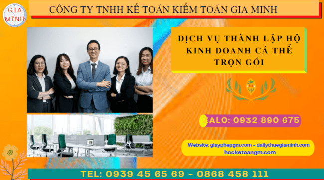 Dịch vụ thành lập hộ kinh doanh cá thể trọn gói tại nam định 4 Dịch vụ làm giấy phép kinh doanh hộ cá thể tại Nam Định