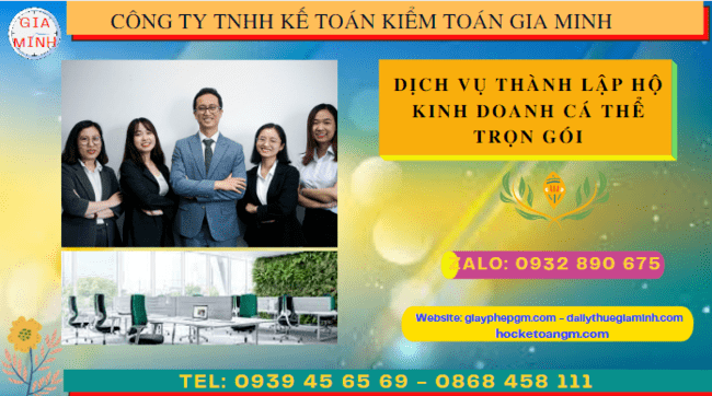 Dịch vụ thành lập hộ kinh doanh cá thể trọn gói tại thái bình 4 Dịch vụ làm giấy phép kinh doanh hộ cá thể tại Thái Bình