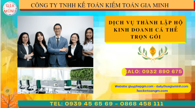 Dịch vụ thành lập hộ kinh doanh cá thể trọn gói tại cao bằng 4 Dịch vụ làm giấy phép kinh doanh hộ cá thể tại Cao Bằng