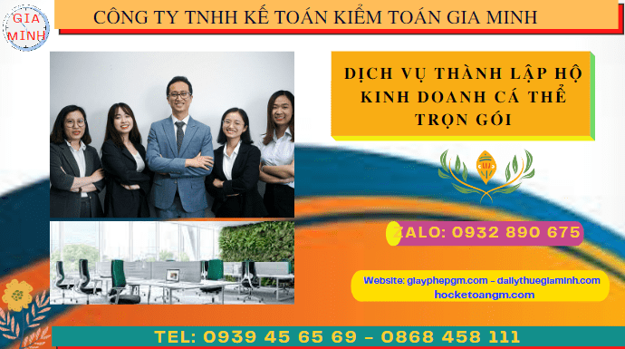 Dịch vụ thành lập hộ kinh doanh cá thể trọn gói tại phú thọ 4 Dịch vụ làm giấy phép kinh doanh hộ cá thể tại Phú Thọ