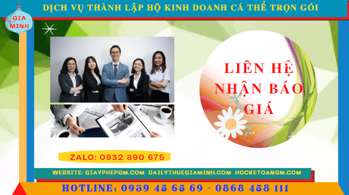 Chi phí thành lập hộ kinh doanh trọn gói giá rẻ tại Bạc Liêu