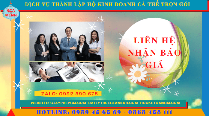 Chi phí thành lập hộ kinh doanh trọn gói giá rẻ tại Vĩnh Long