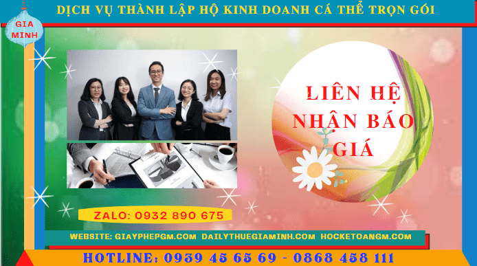 Chi phí thành lập hộ kinh doanh trọn gói giá rẻ tại Bình Dương