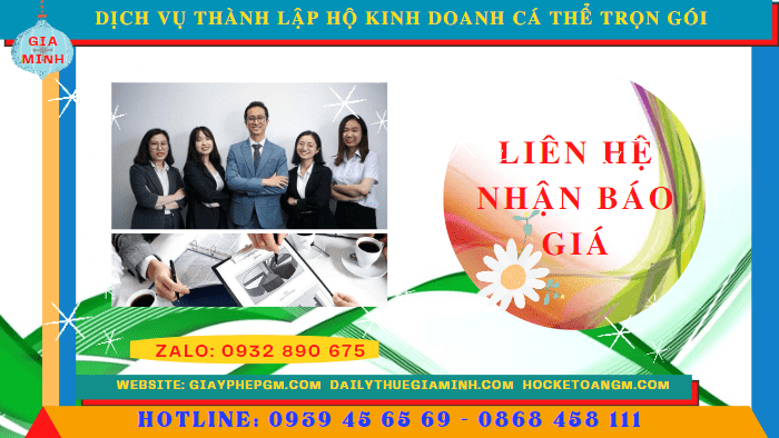 Chi phí thành lập hộ kinh doanh trọn gói giá rẻ tại Bình Phước