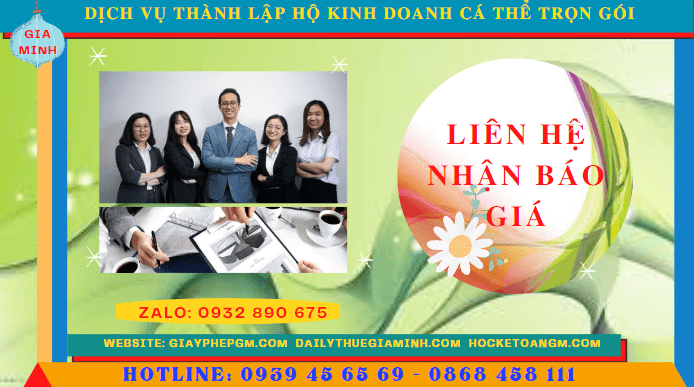 Dịch vụ thành lập hộ kinh doanh cá thể trọn gói tại khánh hòa 5 Chi phí thành lập hộ kinh doanh trọn gói giá rẻ tại Khánh Hòa