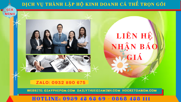 DỊCH VỤ THÀNH LẬP HỘ KINH DOANH CÁ THỂ TRỌN GÓI TẠI QUẢNG NAM 5 Chi phí thành lập hộ kinh doanh trọn gói giá rẻ tại Quảng Nam