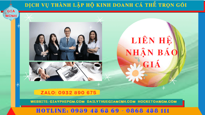 DỊCH VỤ THÀNH LẬP HỘ KINH DOANH CÁ THỂ TRỌN GÓI TẠI HÀ TĨNH 5 Chi phí thành lập hộ kinh doanh trọn gói giá rẻ tại Hà Tĩnh