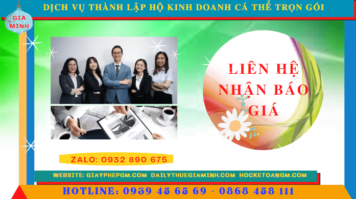 Dịch vụ thành lập hộ kinh doanh cá thể trọn gói tại quảng bình 4 Dịch vụ làm giấy phép kinh doanh hộ cá thể tại Quảng Bình