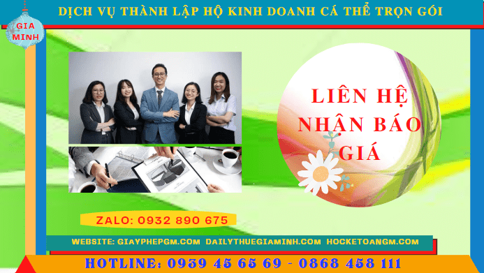 Dịch vụ thành lập hộ kinh doanh cá thể trọn gói tại tt huế 5 Chi phí thành lập hộ kinh doanh trọn gói giá rẻ tại TT Huế