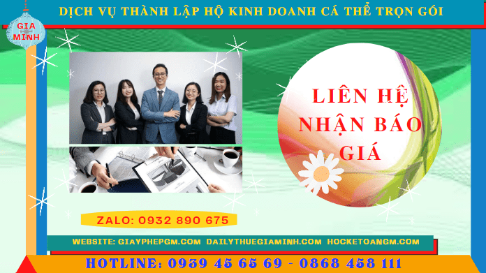 DỊCH VỤ THÀNH LẬP HỘ KINH DOANH CÁ THỂ TRỌN GÓI TẠI BẮC KẠN 5 Chi phí thành lập hộ kinh doanh trọn gói giá rẻ tại Bắc Kạn