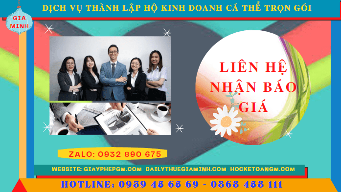 Dịch vụ thành lập hộ kinh doanh cá thể trọn gói tại tuyên quang 5 Chi phí thành lập hộ kinh doanh trọn gói giá rẻ tại Tuyên Quang