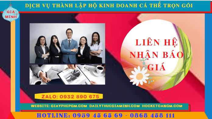 Dịch vụ thành lập hộ kinh doanh cá thể trọn gói tại lào cai 5 Chi phí thành lập hộ kinh doanh trọn gói giá rẻ tại Lào Cai