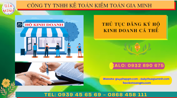 THỦ TỤC ĐĂNG KÝ HỘ KINH DOANH CÁ THỂ TẠI AN GIANG 6 Thủ tục thành lập hộ kinh doanh cá thể tại An Giang