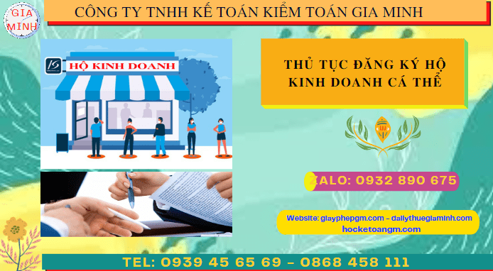 Thủ tục thành lập hộ kinh doanh cá thể tại Bến Tre
