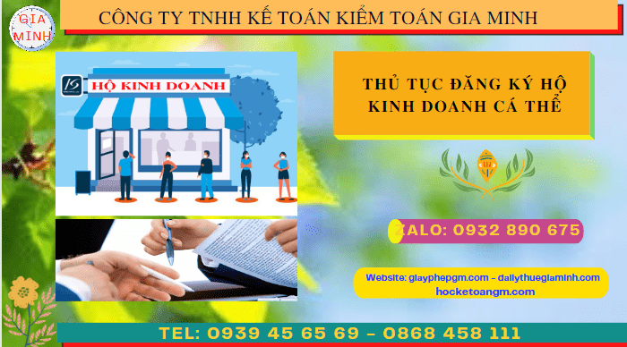 Thủ tục thành lập hộ kinh doanh cá thể tại Cà Mau