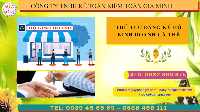 Thủ tục thành lập hộ kinh doanh cá thể tại Hậu Giang