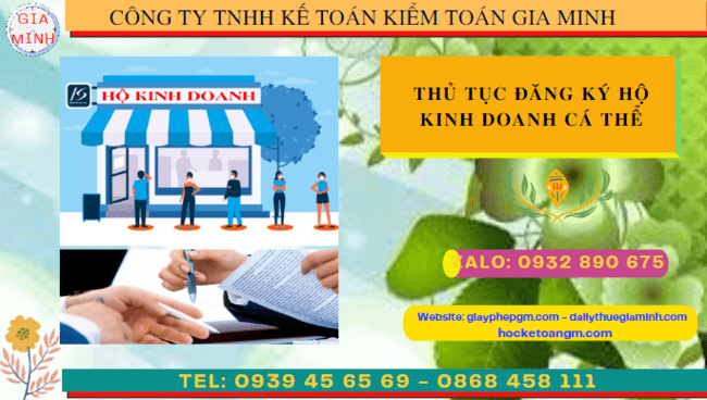 Thủ tục thành lập hộ kinh doanh cá thể tại Trà Vinh