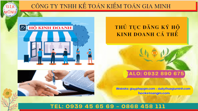 Thủ tục thành lập hộ kinh doanh cá thể tại Bà Rịa Vũng Tàu