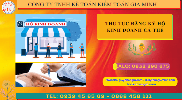 Thủ tục thành lập hộ kinh doanh cá thể tại Bình Định
