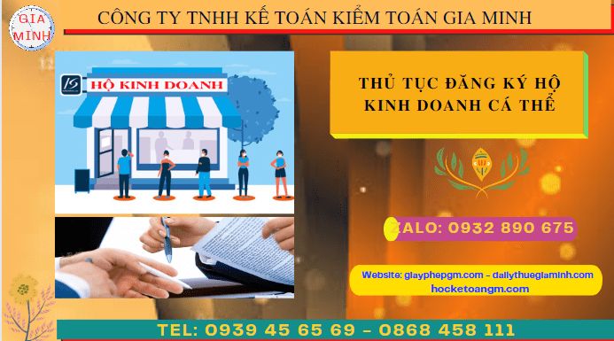 Thủ tục thành lập hộ kinh doanh cá thể tại Hà Tĩnh
