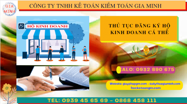 THỦ TỤC ĐĂNG KÝ HỘ KINH DOANH CÁ THỂ TẠI NGHỆ AN 6 Thủ tục thành lập hộ kinh doanh cá thể tại Nghệ An