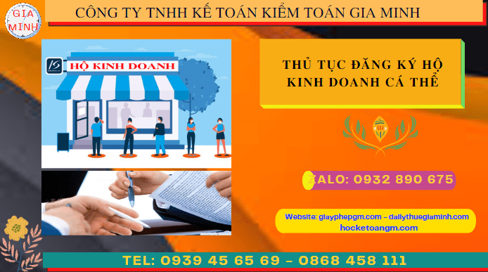 Thủ tục thành lập hộ kinh doanh cá thể tại Lai Châu