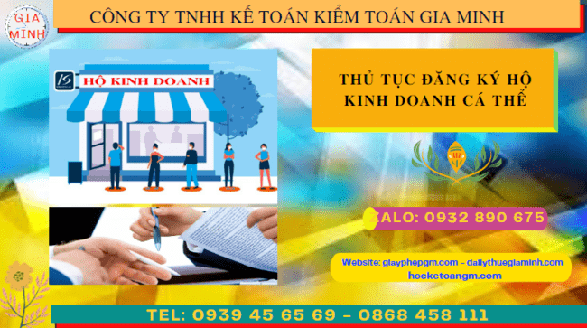 Hồ sơ đăng ký hộ kinh doanh cá thể tại Long An