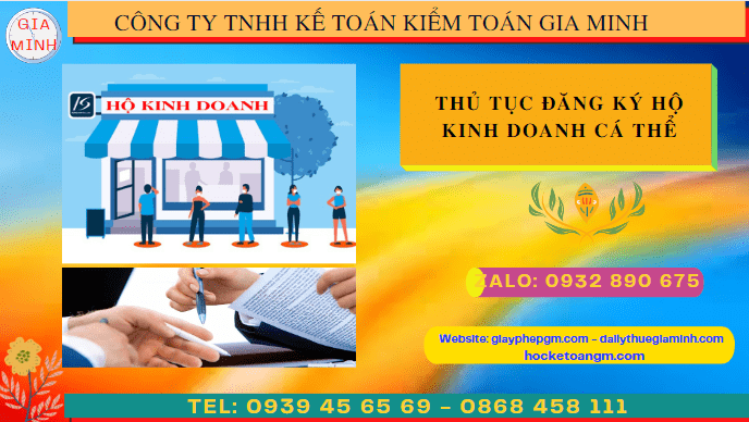 THỦ TỤC ĐĂNG KÝ HỘ KINH DOANH CÁ THỂ TẠI LÂM ĐỒNG 4 Hồ sơ đăng ký hộ kinh doanh cá thể tại Lâm Đồng