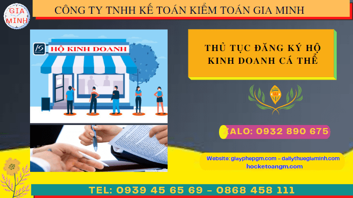 THỦ TỤC ĐĂNG KÝ HỘ KINH DOANH CÁ THỂ TẠI PHÚ YÊN 4 Hồ sơ đăng ký hộ kinh doanh cá thể tại Phú Yên