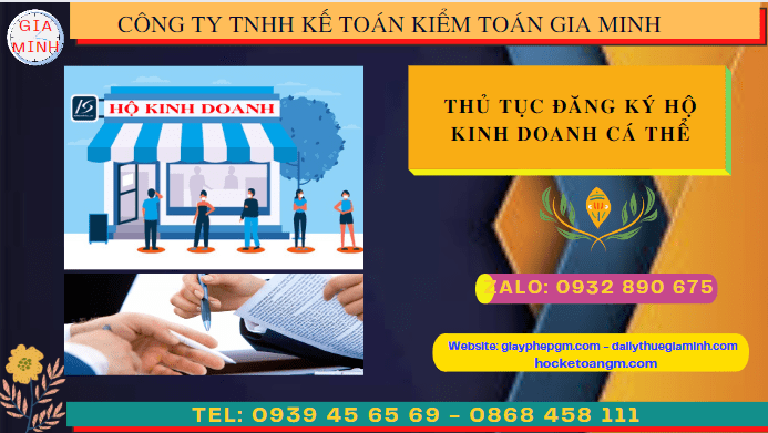 THỦ TỤC ĐĂNG KÝ HỘ KINH DOANH CÁ THỂ TẠI QUẢNG NGÃI 4 Hồ sơ đăng ký hộ kinh doanh cá thể tại Quảng Ngãi