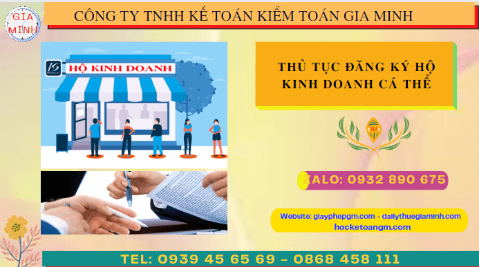 Hồ sơ đăng ký hộ kinh doanh cá thể tại Hà Tĩnh