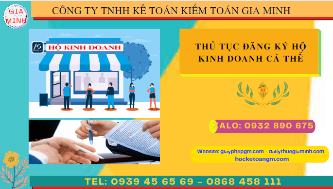 THỦ TỤC ĐĂNG KÝ HỘ KINH DOANH CÁ THỂ TẠI THANH HÓA 4 Hồ sơ đăng ký hộ kinh doanh cá thể tại Thanh Hóa