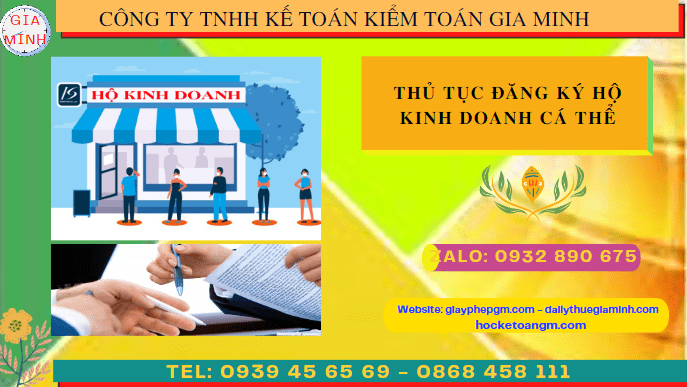 Hồ sơ đăng ký hộ kinh doanh cá thể tại Thành Phố Huế