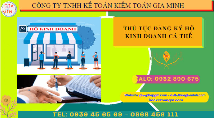Hồ sơ đăng ký hộ kinh doanh cá thể tại Thái Bình