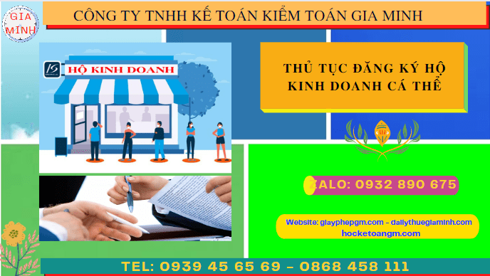 THỦ TỤC ĐĂNG KÝ HỘ KINH DOANH CÁ THỂ TẠI PHÚ THỌ 4 Hồ sơ đăng ký hộ kinh doanh cá thể tại Phú Thọ