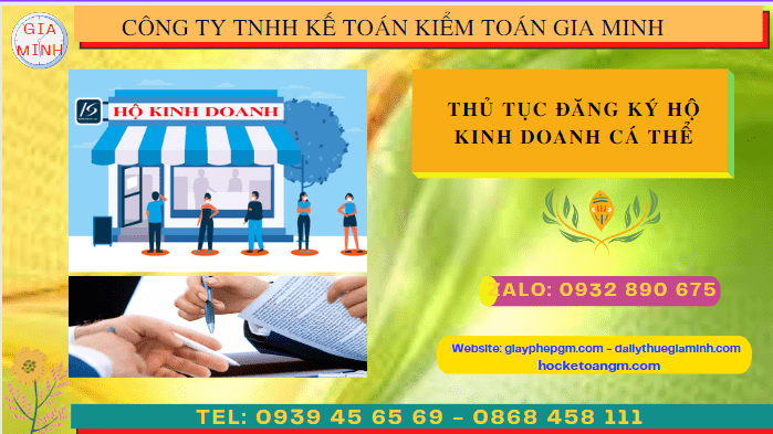 Hồ sơ đăng ký hộ kinh doanh cá thể tại Sơn La
