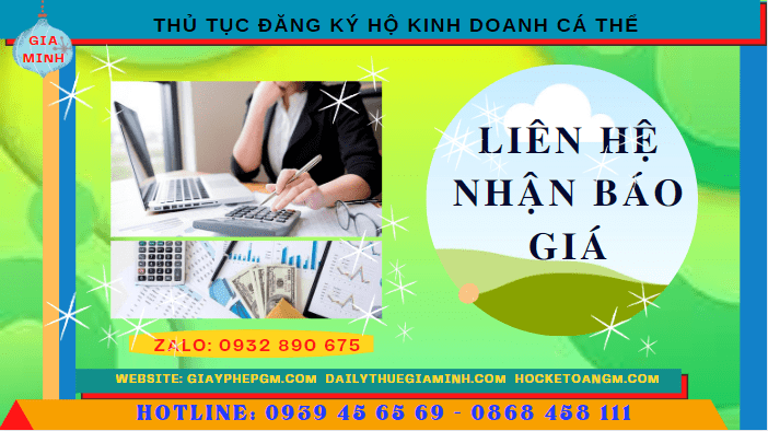 Chi phí thủ tục đăng ký hộ kinh doanh cá thể tại Bình Dương