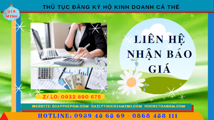 Chi phí thủ tục đăng ký hộ kinh doanh cá thể tại Hà Tĩnh