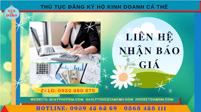 THỦ TỤC ĐĂNG KÝ HỘ KINH DOANH CÁ THỂ TẠI THANH HÓA 5 Chi phí thủ tục đăng ký hộ kinh doanh cá thể tại Thanh Hóa