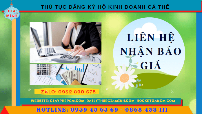 THỦ TỤC ĐĂNG KÝ HỘ KINH DOANH CÁ THỂ TẠI HUẾ 5 Chi phí thủ tục đăng ký hộ kinh doanh cá thể tại Huế