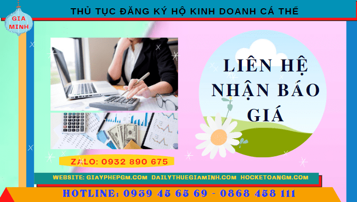 Chi phí thủ tục đăng ký hộ kinh doanh cá thể tại Thái Bình